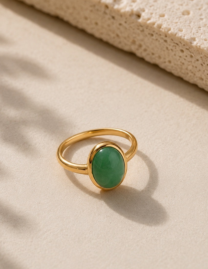 Line Oval Ring