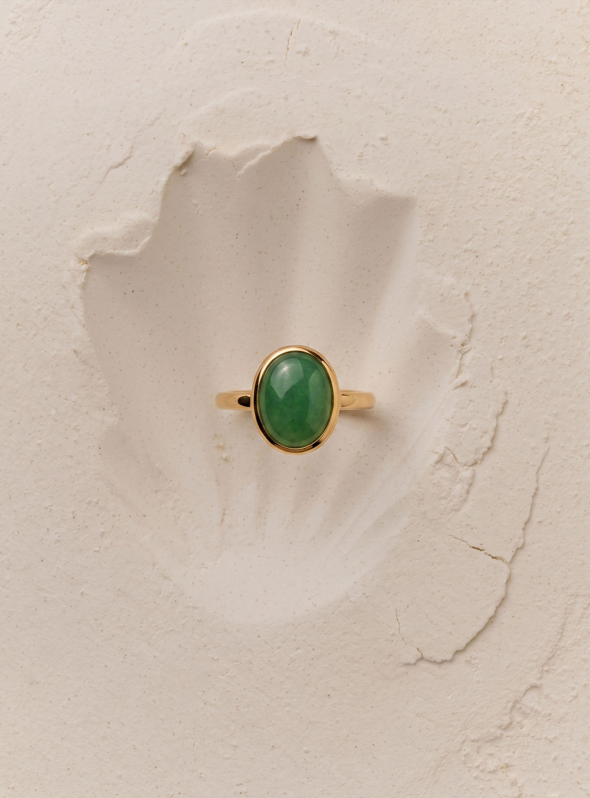Line Oval Ring